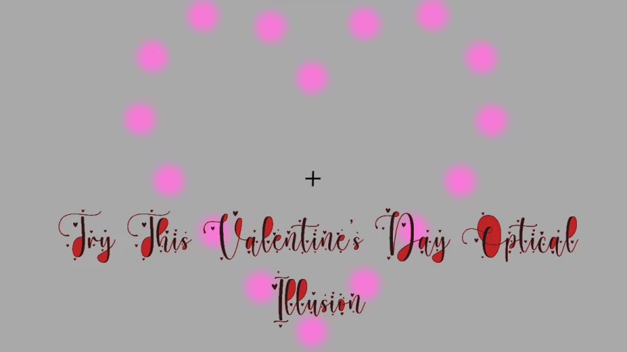 Try This Valentine’s Day Optical Illusion: If You Stare Long Enough The Pink Dots Should Disappear!