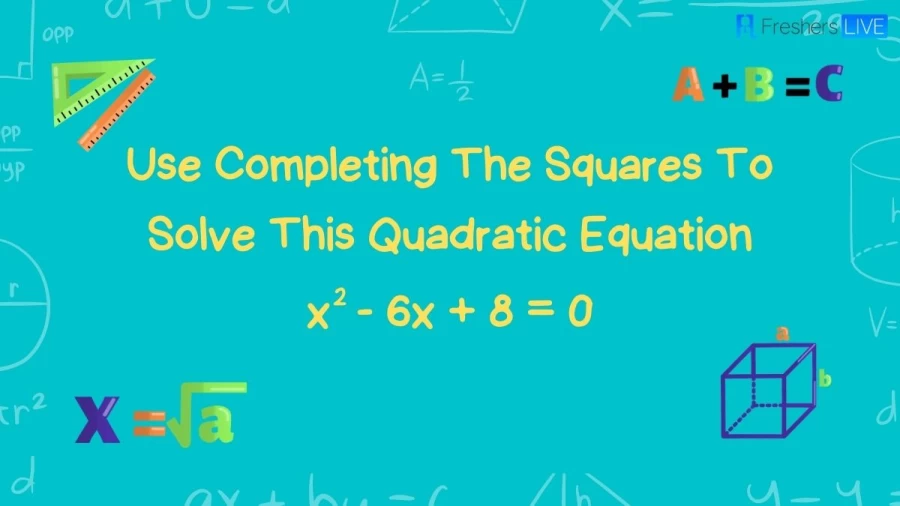 Use Completing The Squares To Solve This Quadratic Equation - Brain Teaser Math Puzzle