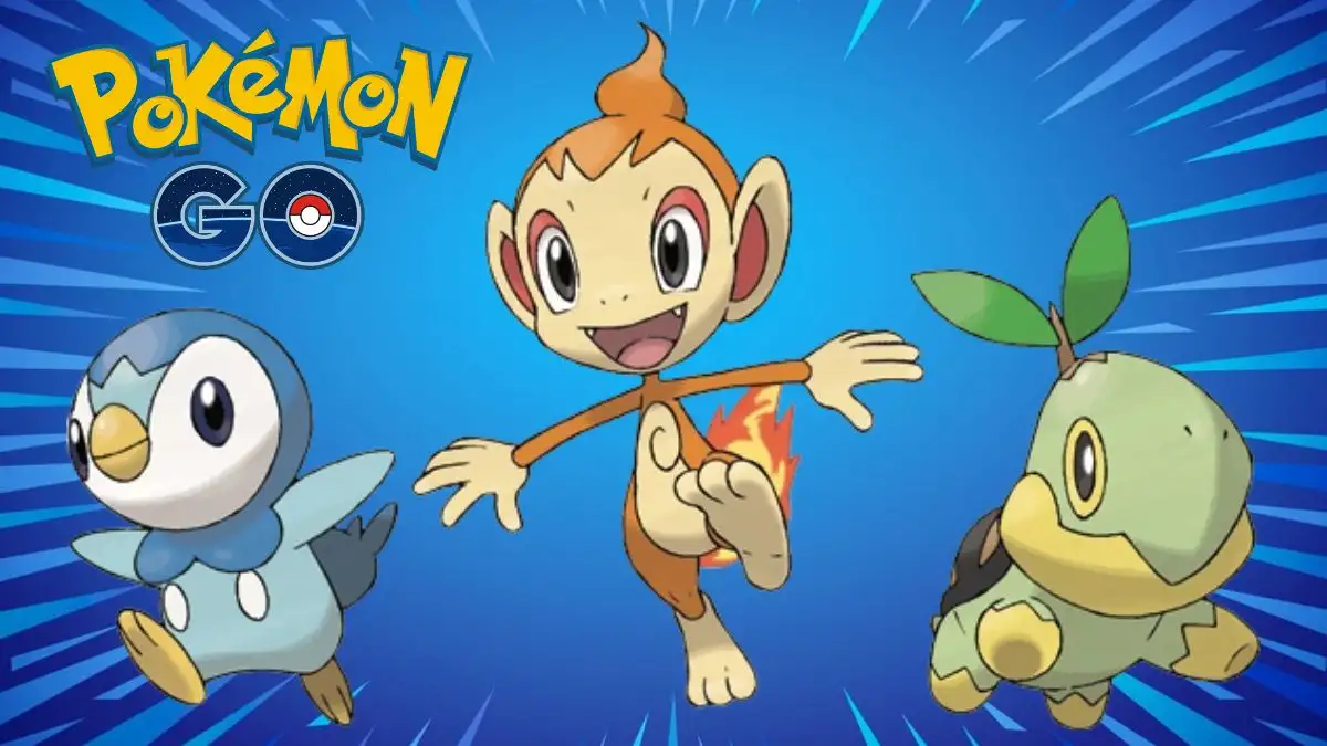 Turtwig, Chimchar or Piplup Pokemon Go