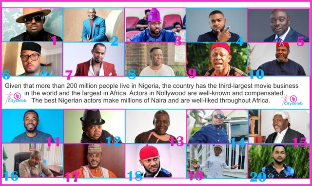 Top 20 Richest Nollywood Actors in Nigeria